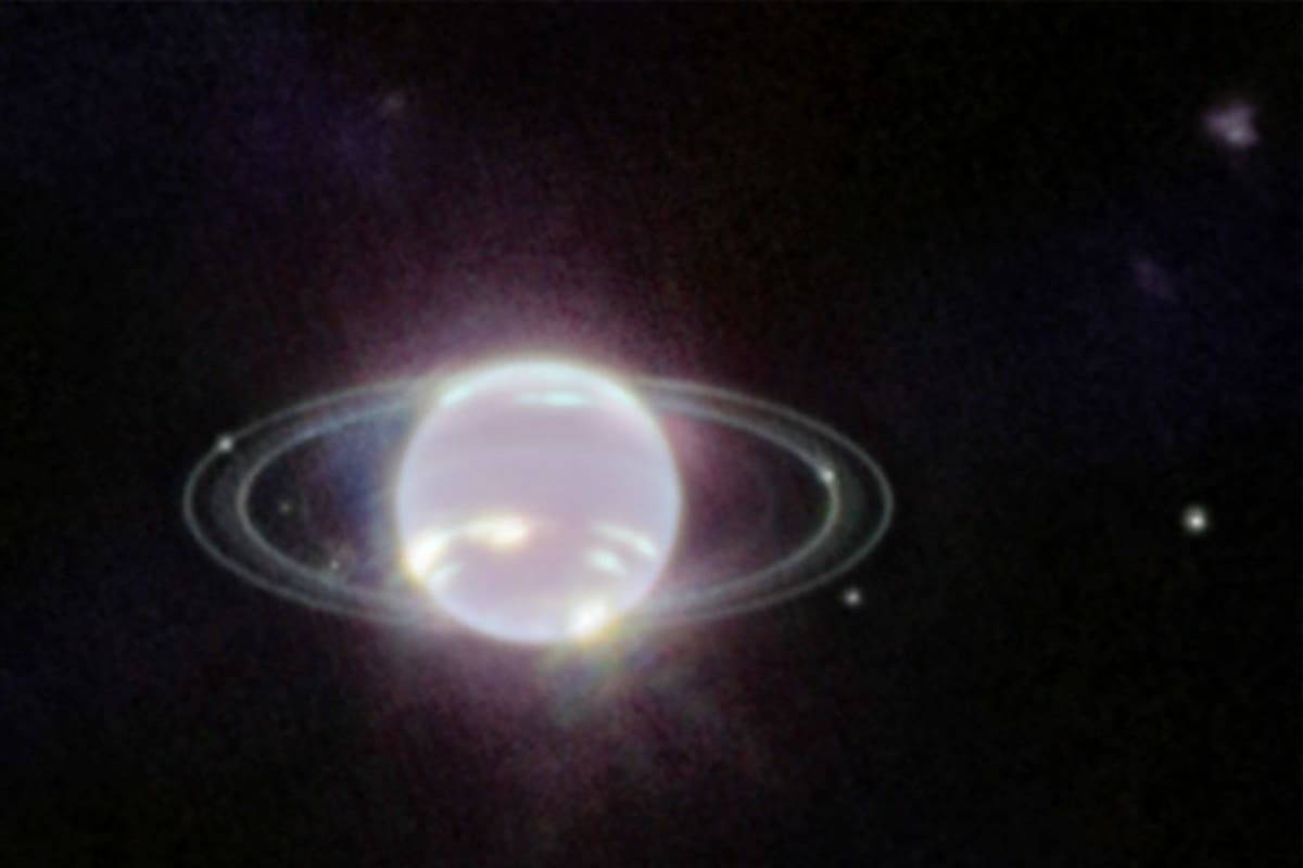 Telescopio James Webb capta imagen detallada de anillos de Neptuno