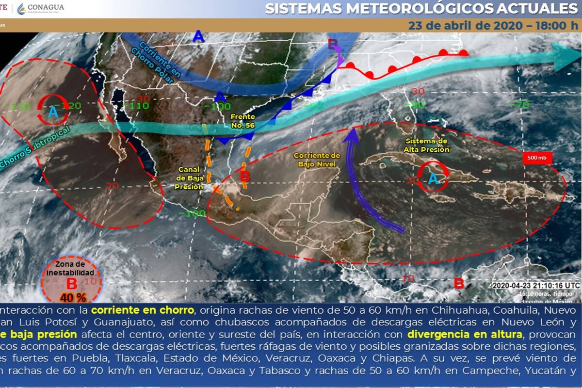 Prevén se forme ciclón en el Pacífico mexicano; seguirá ola de calor