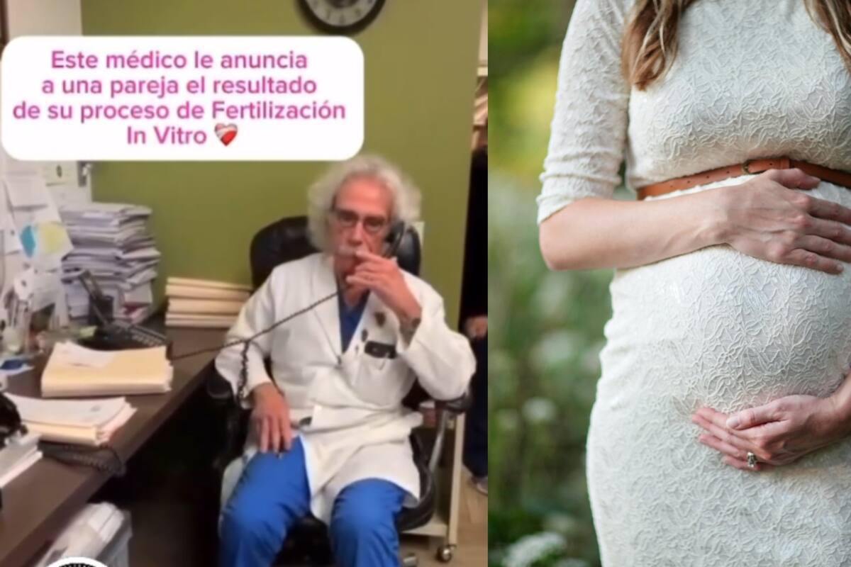 Médico les anuncia a una pareja que, finalmente, podrán ser padres mediante fertilización in vitro