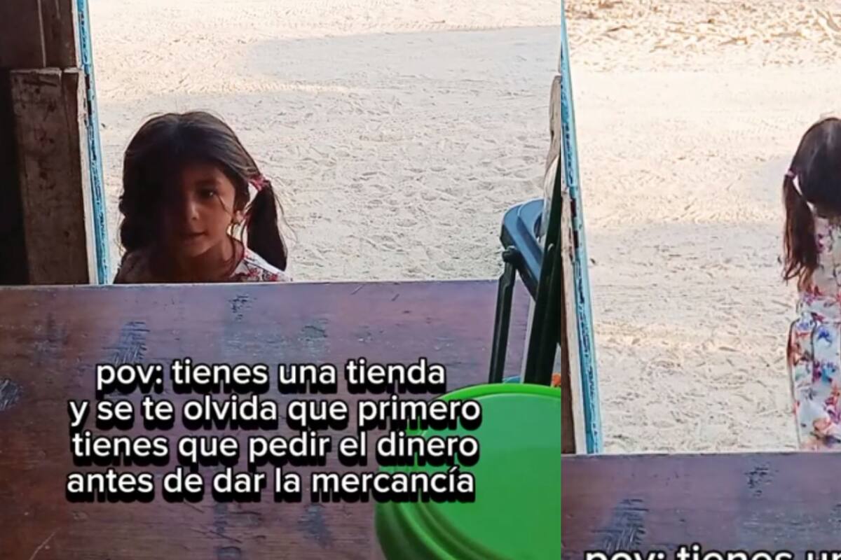 Niña va a la tienda sin dinero y, cuando la dueña le cobra, sale corriendo