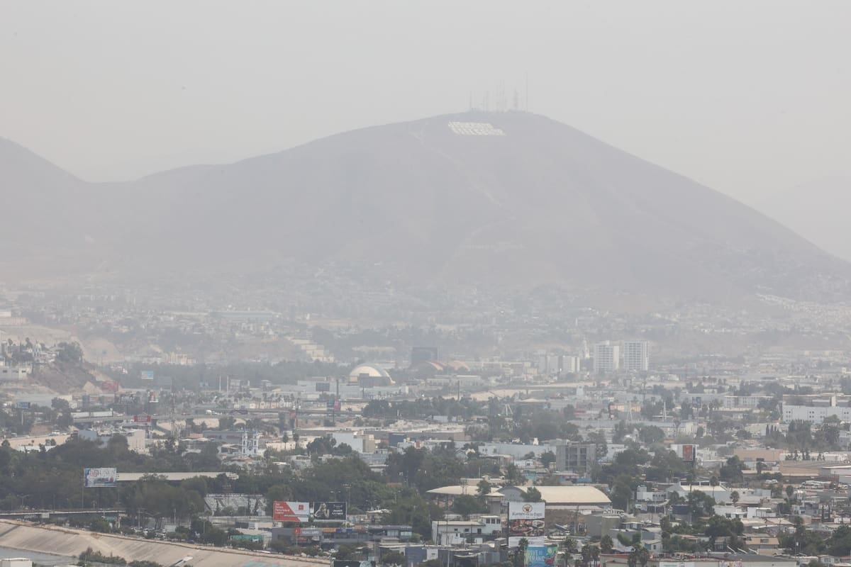 Amanece Tijuana con mala calidad de aire en Navidad