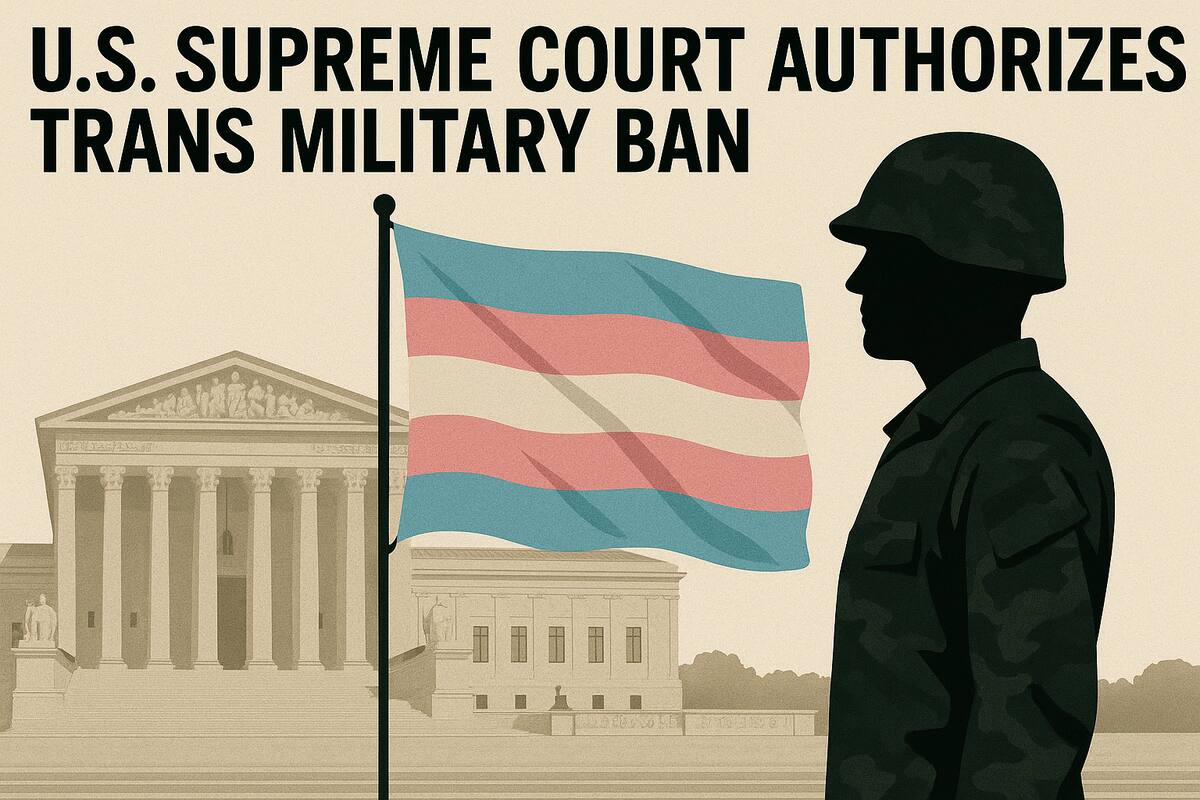 Corte Suprema reactiva la exclusión de personas trans del Ejército por orden de Trump: “incompatibles con la disciplina militar