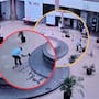 Hombre destruye fuente histórica en Presidencia Municipal de Celaya para “acabar con la corrupción”; policías permitieron la destrucción pensando que el sujeto era parte del personal de mantenimiento