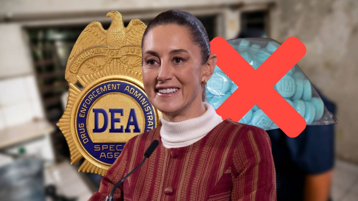 Desde la DEA elogian a Claudia Sheinbaum por acciones contra el fentanilo en México. | Archivo GH