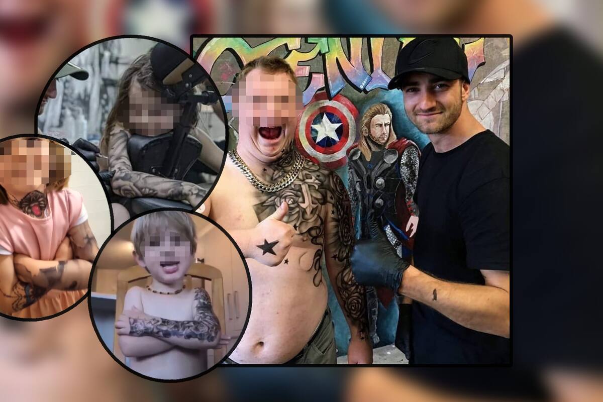 Artista ha sido duramente criticado por tatuar niños, asegurando que “les da confianza” en sí mismos