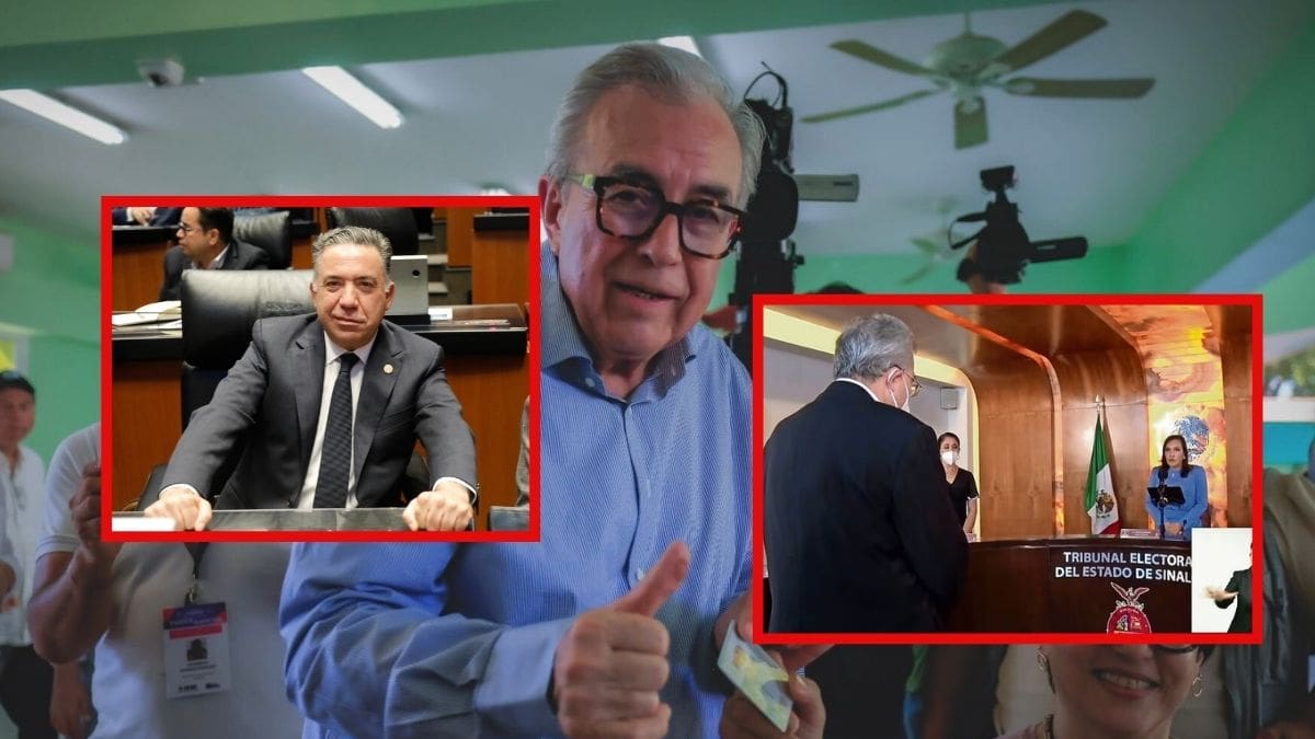 Rubén Rocha Moya ganó la elección de Sinaloa 2021 pese a robo de urnas y personas armadas, en un proceso validado con dictamen elaborado por la hermana del senador Enrique Inzunza Cázares