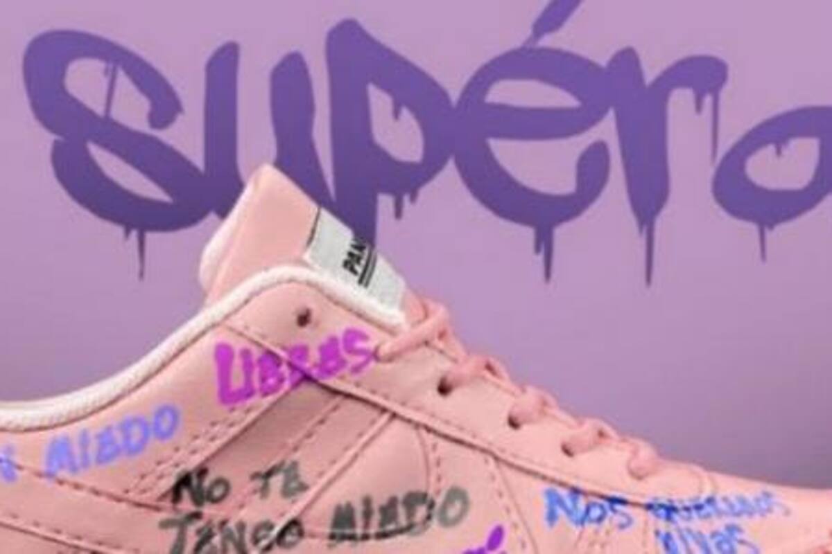 Panam recibe críticas por su diseño en tenis sobre el 8M