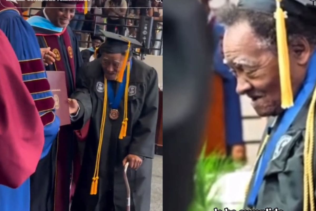 Hombre se gradúa en música a los 80 años y demuestra que nunca es tarde para cumplir los sueños