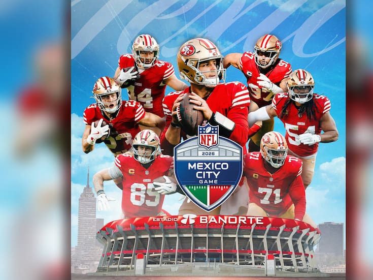 OFICIAL: Los 49ers de San Francisco regresarán a la CDMX para un partido de rol regular de la temporada 2026 de la NFL