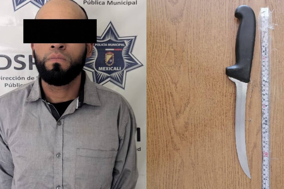 Arrestan a “El Flaco”, sospechoso de al menos 20 robos con violencia en Mexicali