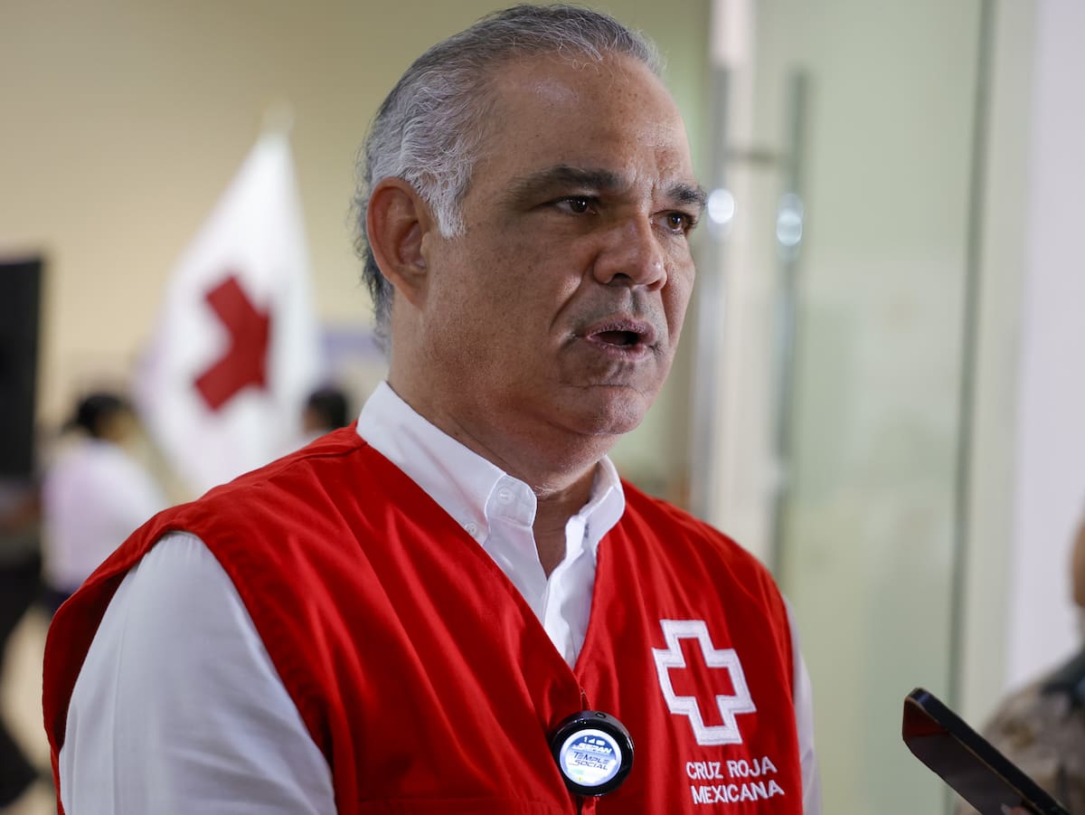 Mario García Gratiane, presidente de la Cruz Roja Mexicali.│Foto: Juan J. Morales