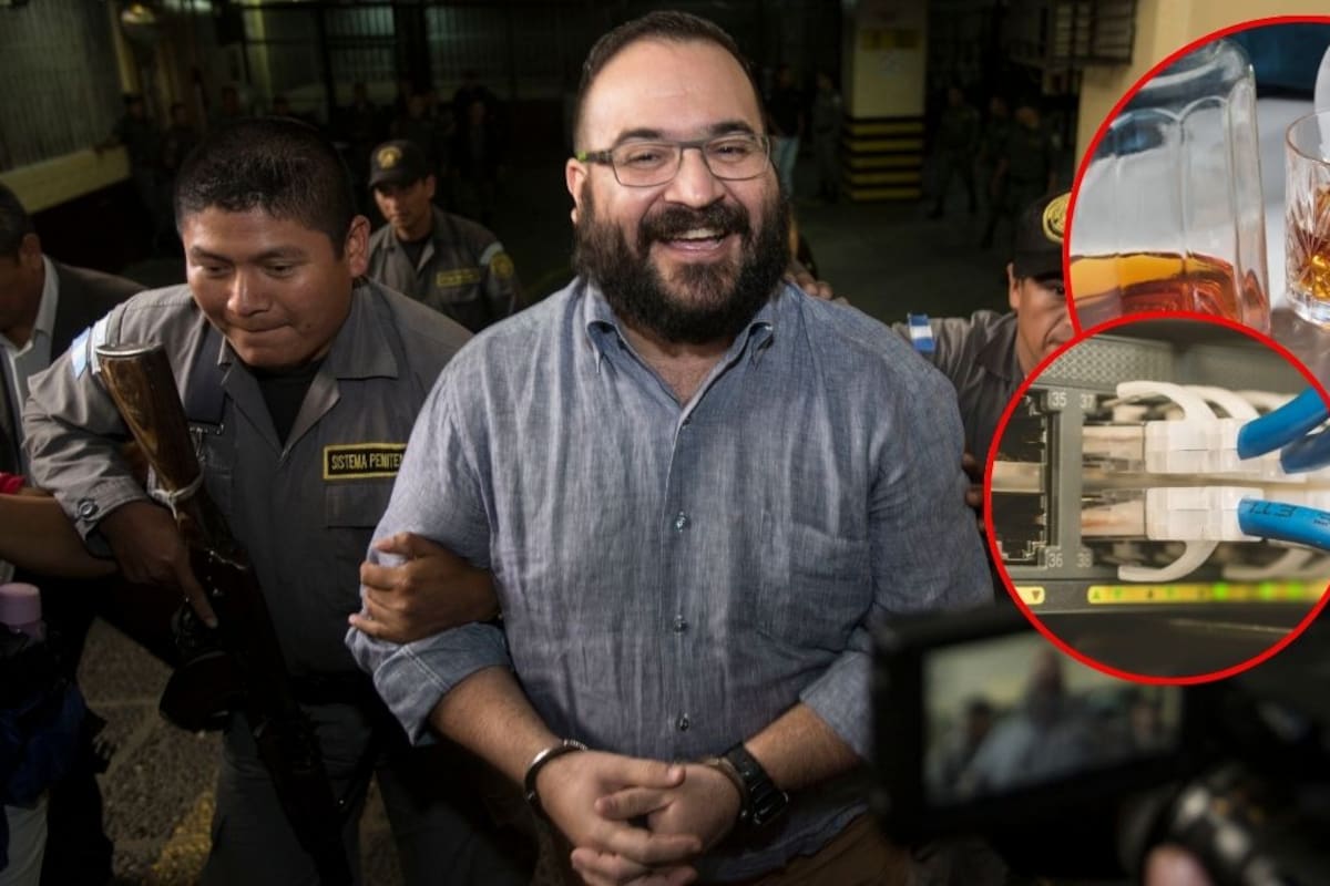 Niega defensa de Javier Duarte fiestas y objetos prohibidos en prisión tras declaración de fiscal sobre alcohol y módem con internet