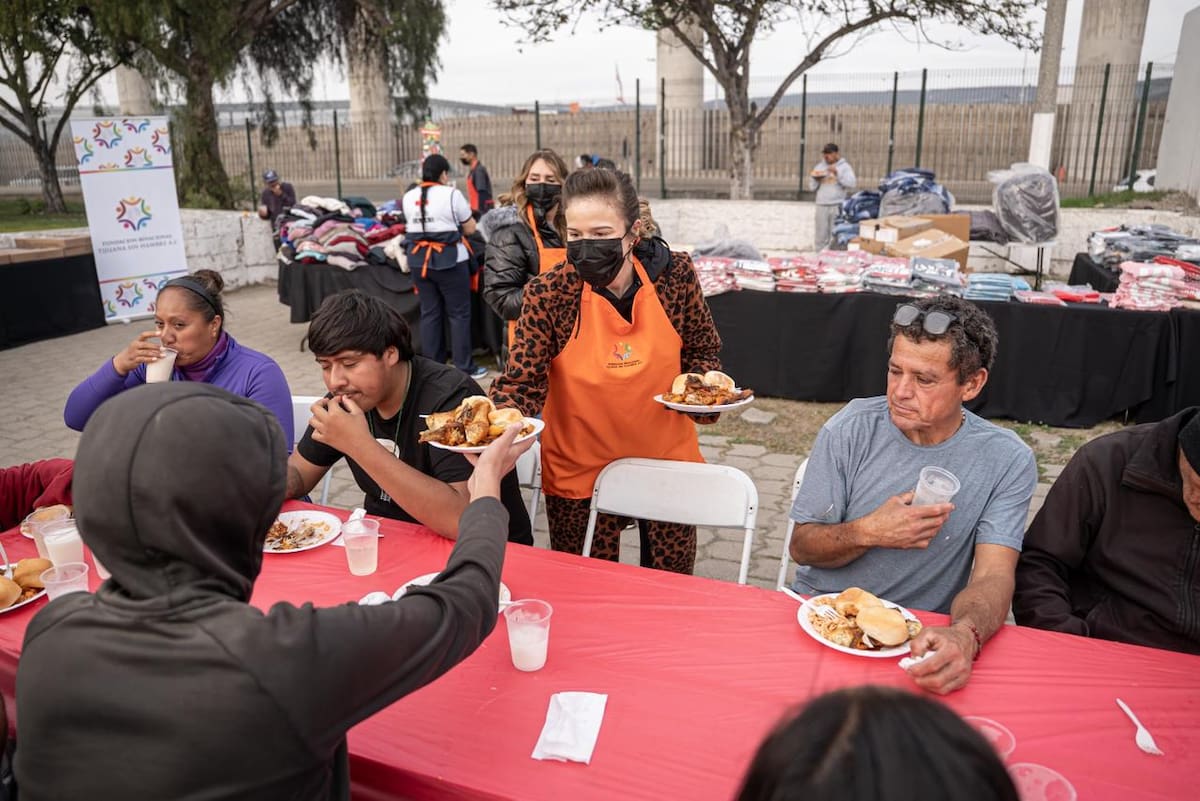 Esta jornada está dirigida a quienes no cuentan con un lugar donde pasar estas fechas. Foto : Border Zoom
