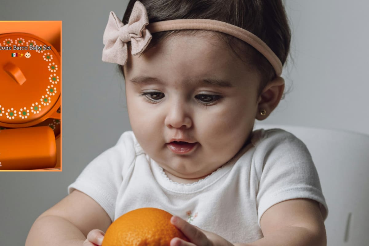 “Para que nazcan con sus raíces.”: tienda se vuelve tendencia por crear la famosa losa mexicana en forma de set para comida de bebé
