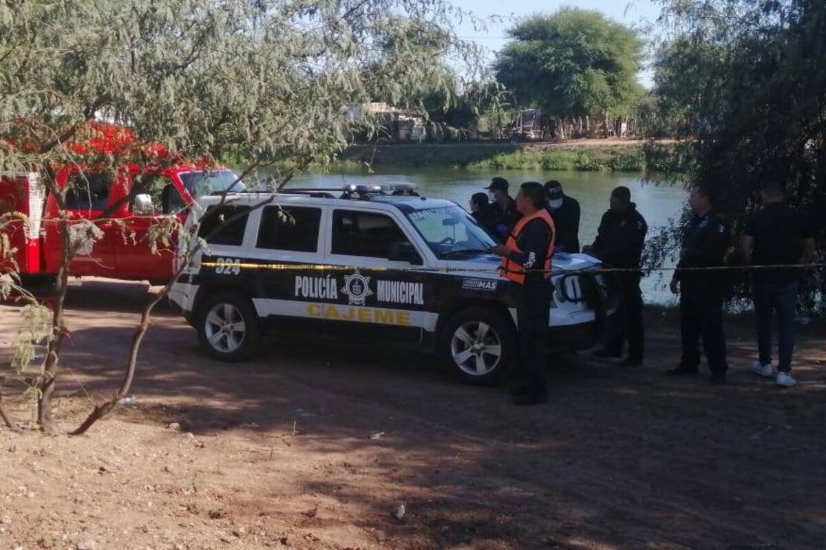 Flota cuerpo en Canal Bajo, en el Campo 2
