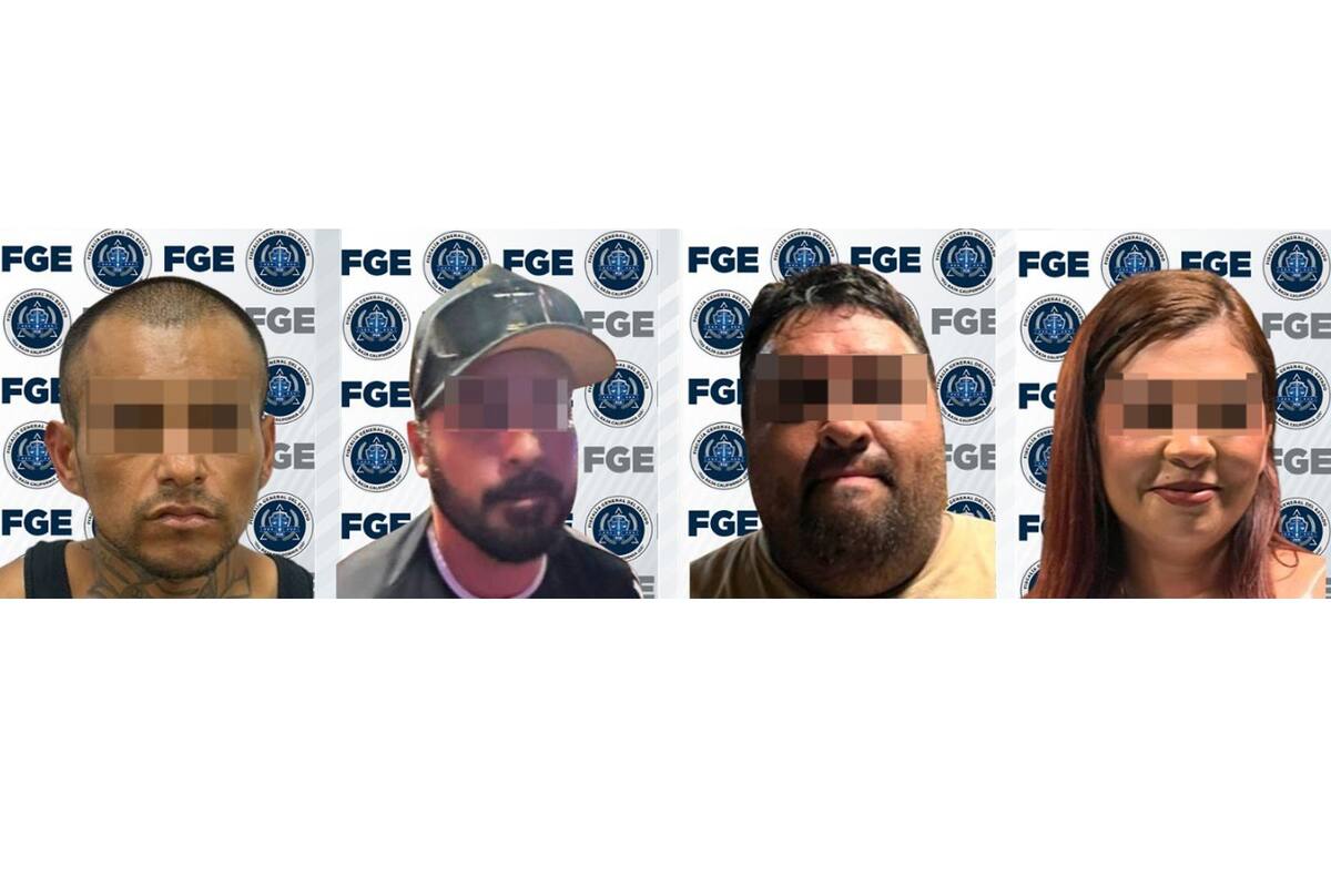 FGE detiene a cuatro personas en cateos por narcomenudeo