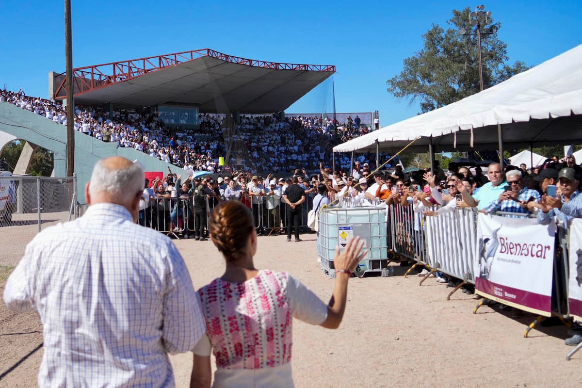 Comondú, Baja California Sur. México. 1 de marzo 2026. La presidenta constitucional de los Estados Unidos Mexicanos, la Doctora Claudia Sheinbaum Pardo en Programas para el Bienestar. |Foto: Hazel Cárdenas/Presidencia