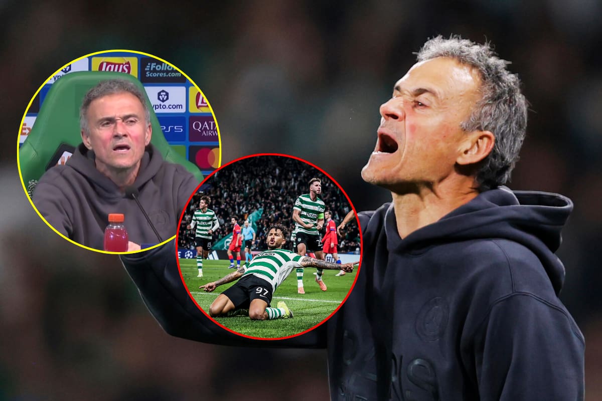 Luis Enrique, actualmente campeón de la Champions League, asegura que el futbol “es una mi3rd4″