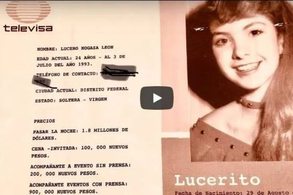 Conductor desmiente a Lucero y afirma que sí existe el catálogo de Televisa