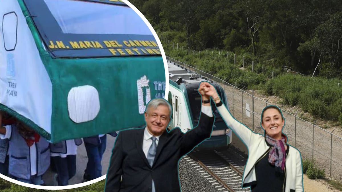 AMLO y Claudia Sheinbaum recorren por primera vez el tramo 6 del Tren Maya, confirmando que la obra es una realidad que impulsará el turismo y la economía del sureste mexicano. FOTO: Especial.