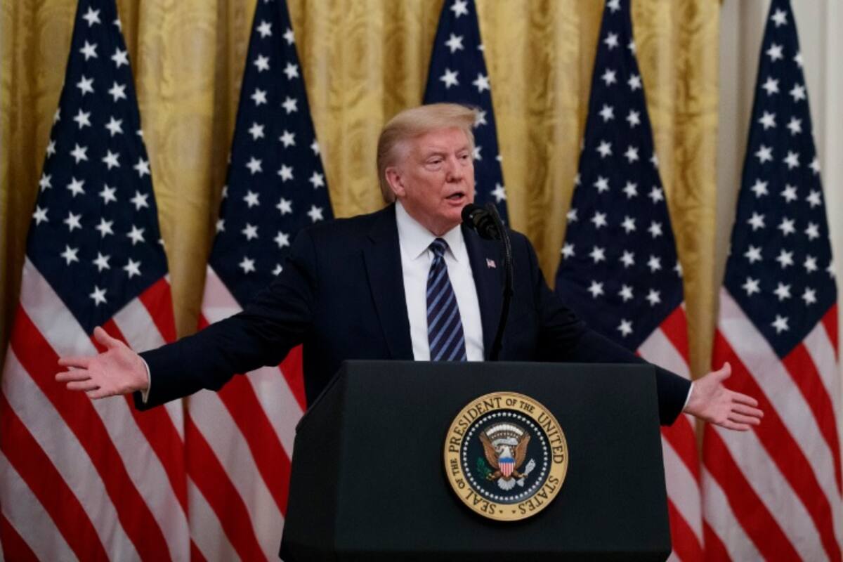 Asegura Trump que fue al búnker “sólo para inspeccionar” en medio de protestas
