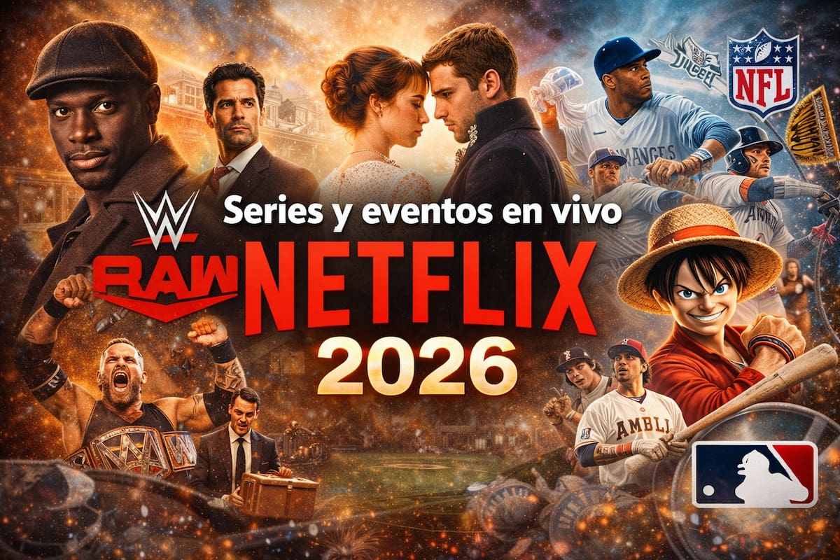 Series y eventos en vivo de Netflix en 2026: estos son los estrenos confirmados