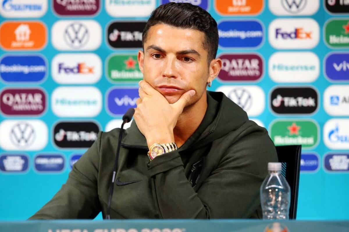 El gesto de Cristiano Ronaldo que le hizo perder a Coca-Cola US$4.000 millones en bolsa