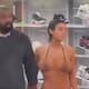 Kanye West y Bianca Censori desatan polémica por video viral en tienda Balenciaga (VIDEO)