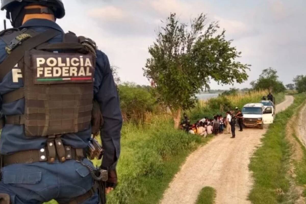 Salvan a 124 migrantes a orillas del Río Bravo