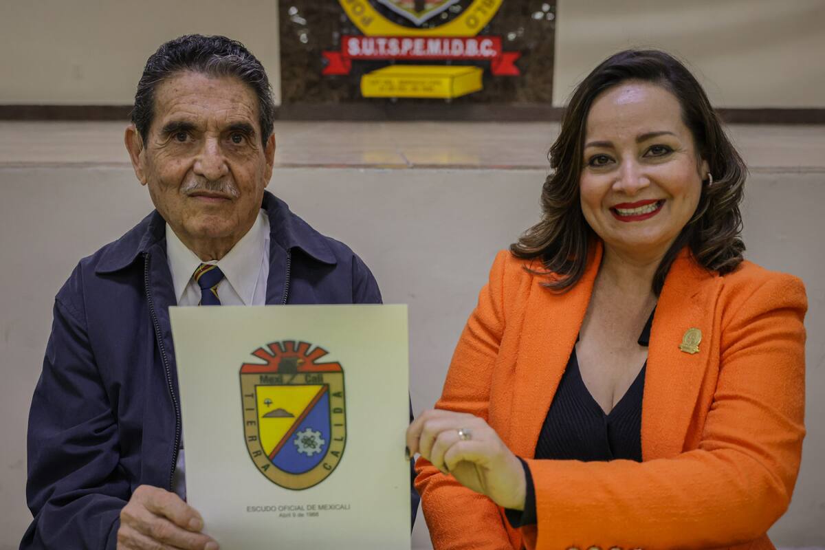 Realizan homenaje a Sergio Ocampo, autor del escudo de Mexicali