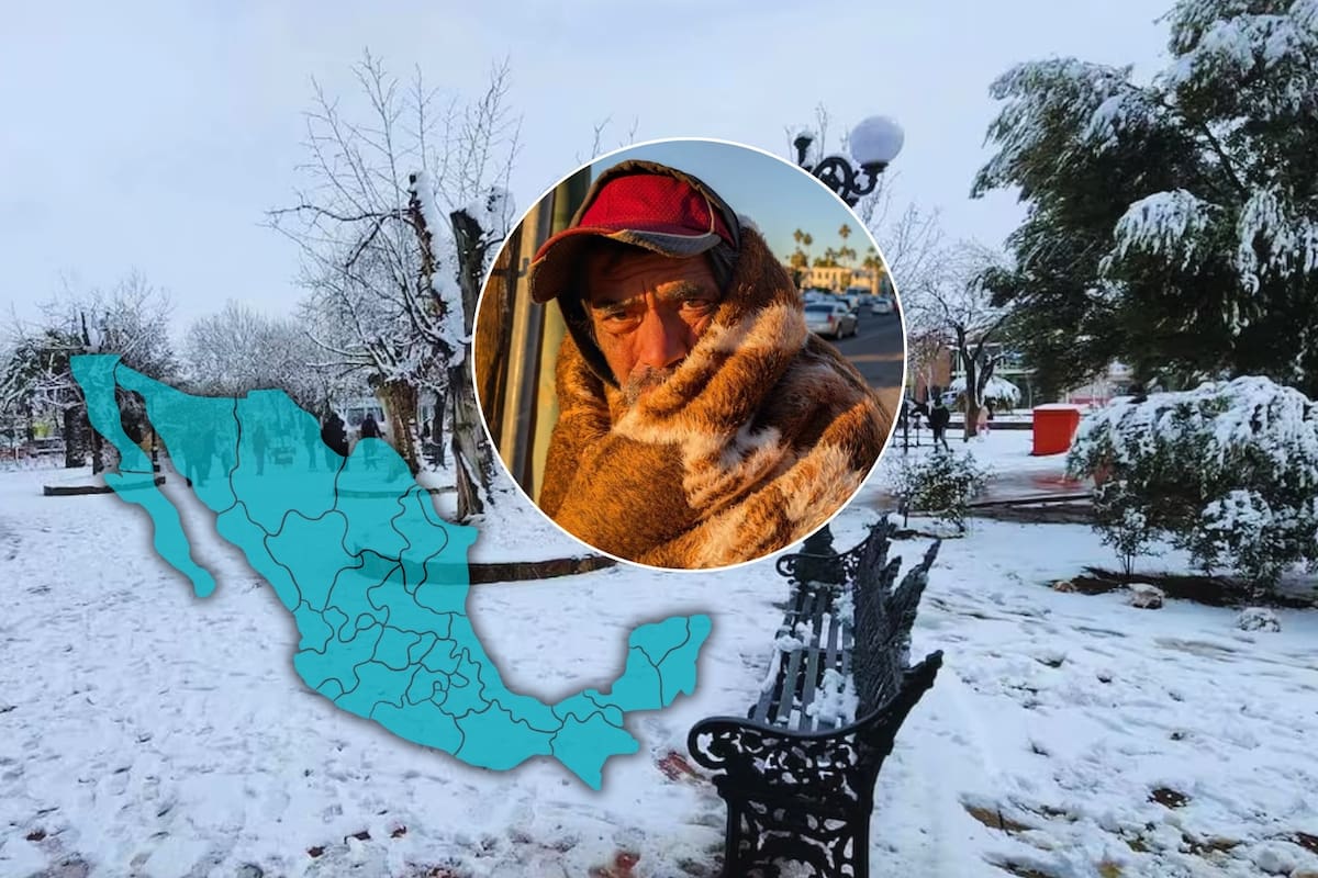 Nuevo frente frío llegará este fin de semana, bajando severamente las temperaturas en estos estados de México