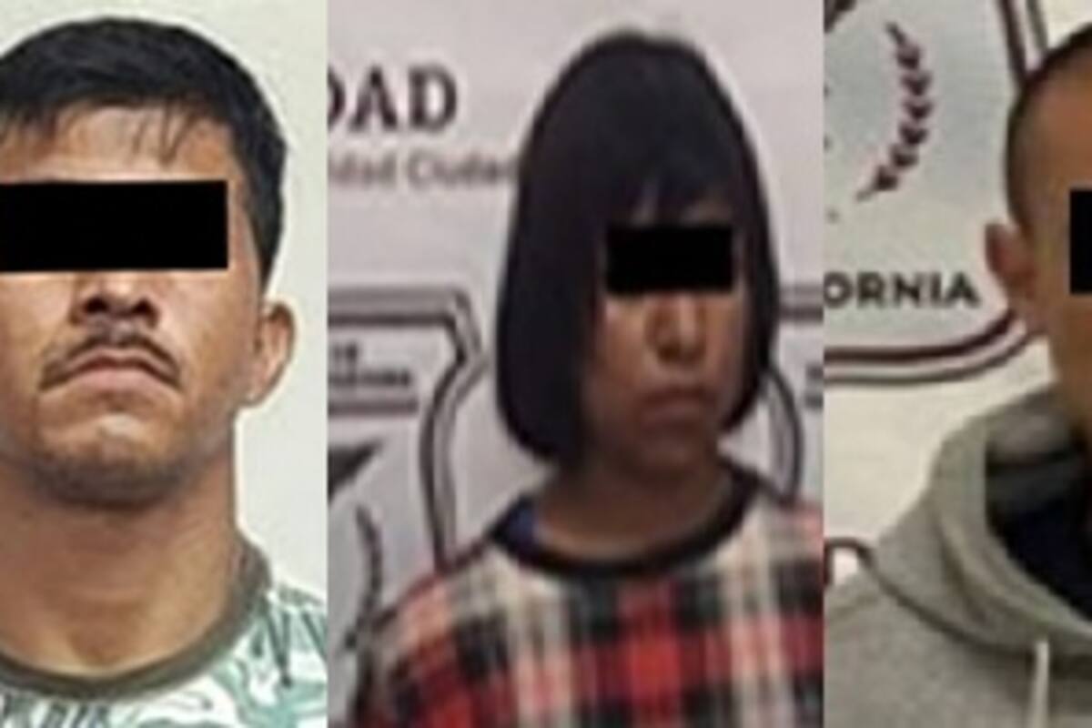 Arrestan a una mujer y dos hombres buscados por narcomenudeo