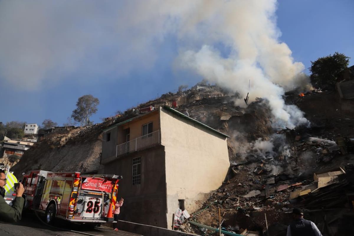 Pierde pareja de la tercera edad su vivienda tras incendio en Tijuana