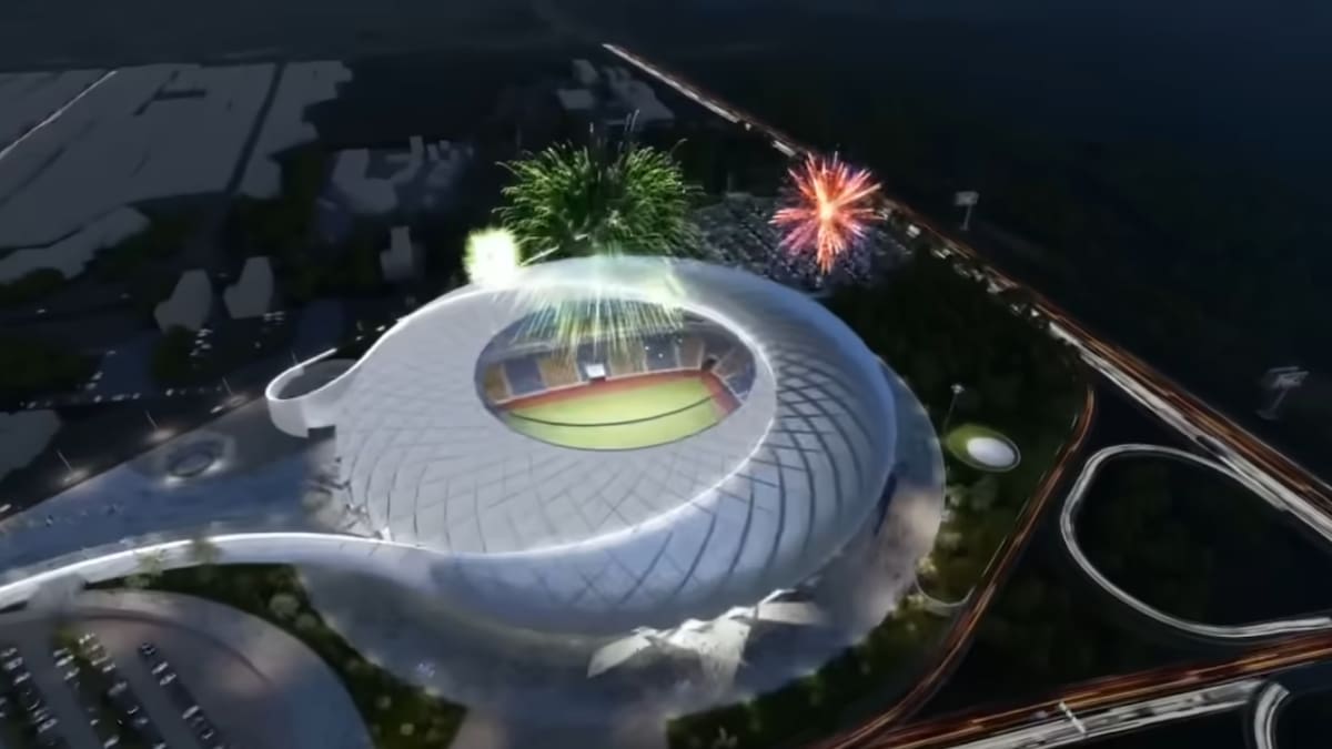 Con 170.000 metros cuadrados, el complejo apuesta por arquitectura sostenible y tecnología inteligente. (Captura de pantalla)