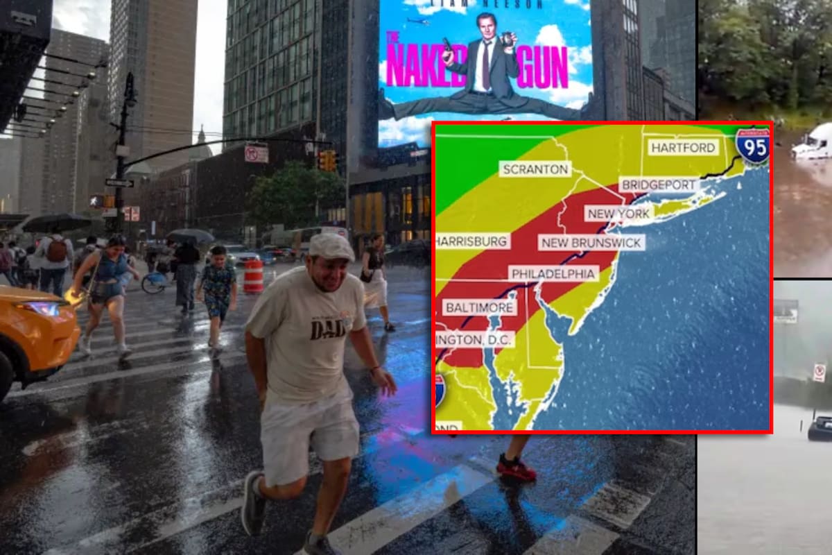 Nueva York y Nueva Jersey declaran estado de emergencia por fuertes lluvias e inundaciones repentinas