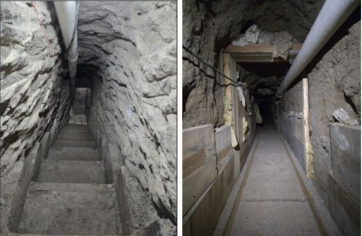 El pasadizo subterráneo, que conecta Tijuana con el establecimiento californiano, mide aproximadamente 589 metros de longitud y 16 metros de profundidad.│Foto: Cortesía