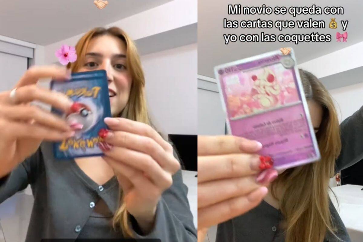 Mujer se queda con las cartas de “Pokémon” que sean ‘coquettes’