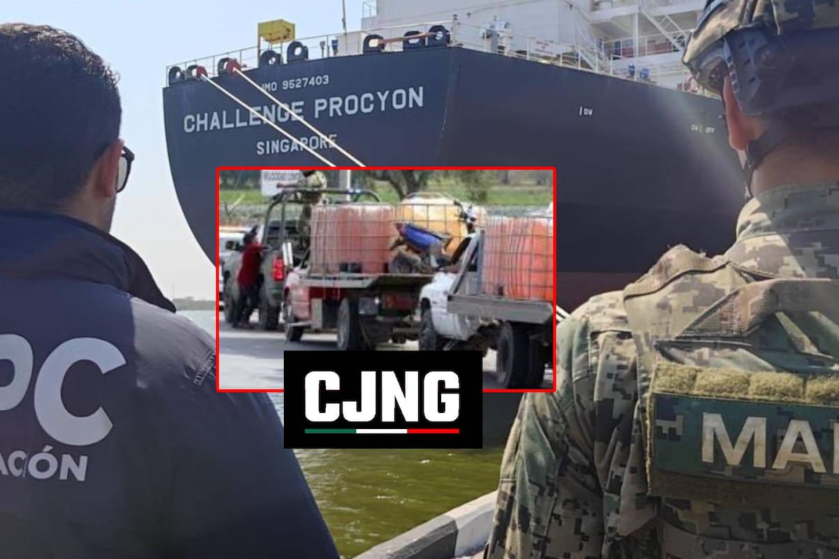 Así operaba la red de huachicol fiscal ligada al CJNG, descubierta tras decomiso de megabuque que venía de EEUU a México; revelan nombres de personas y empresas que estarían involucradas