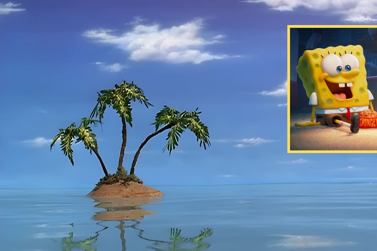 Revelan el secreto detrás de la famosa isla de Bob Esponja
