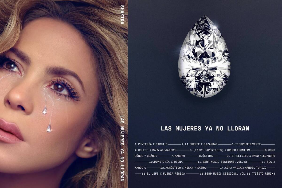 Shakira revela el tracklist de 'Las mujeres ya no lloran': ¿Quiénes son los invitados?