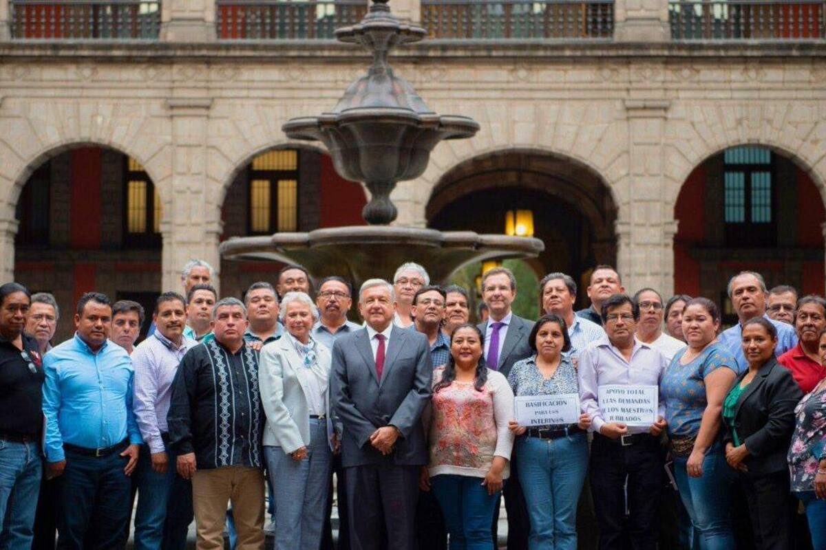 SNTE "fortalecido" tras compromiso de AMLO con CNTE