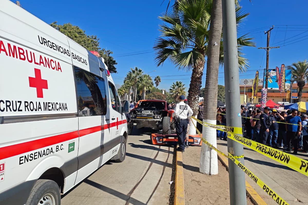 Detienen a conductor que atropelló a 4 personas en la revisión de la Baja 1000