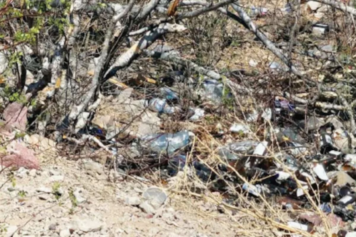 Agarran de basurero mirador de la presa