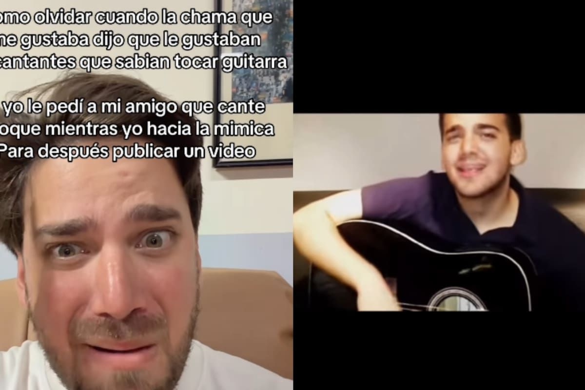 “La guitarra aún sonaba aunque levantaras las manos”: Joven revela cómo puso a su amigo a cantar mientras él hacía playback para conquistar a la chica que le gustaba… y conquista las redes