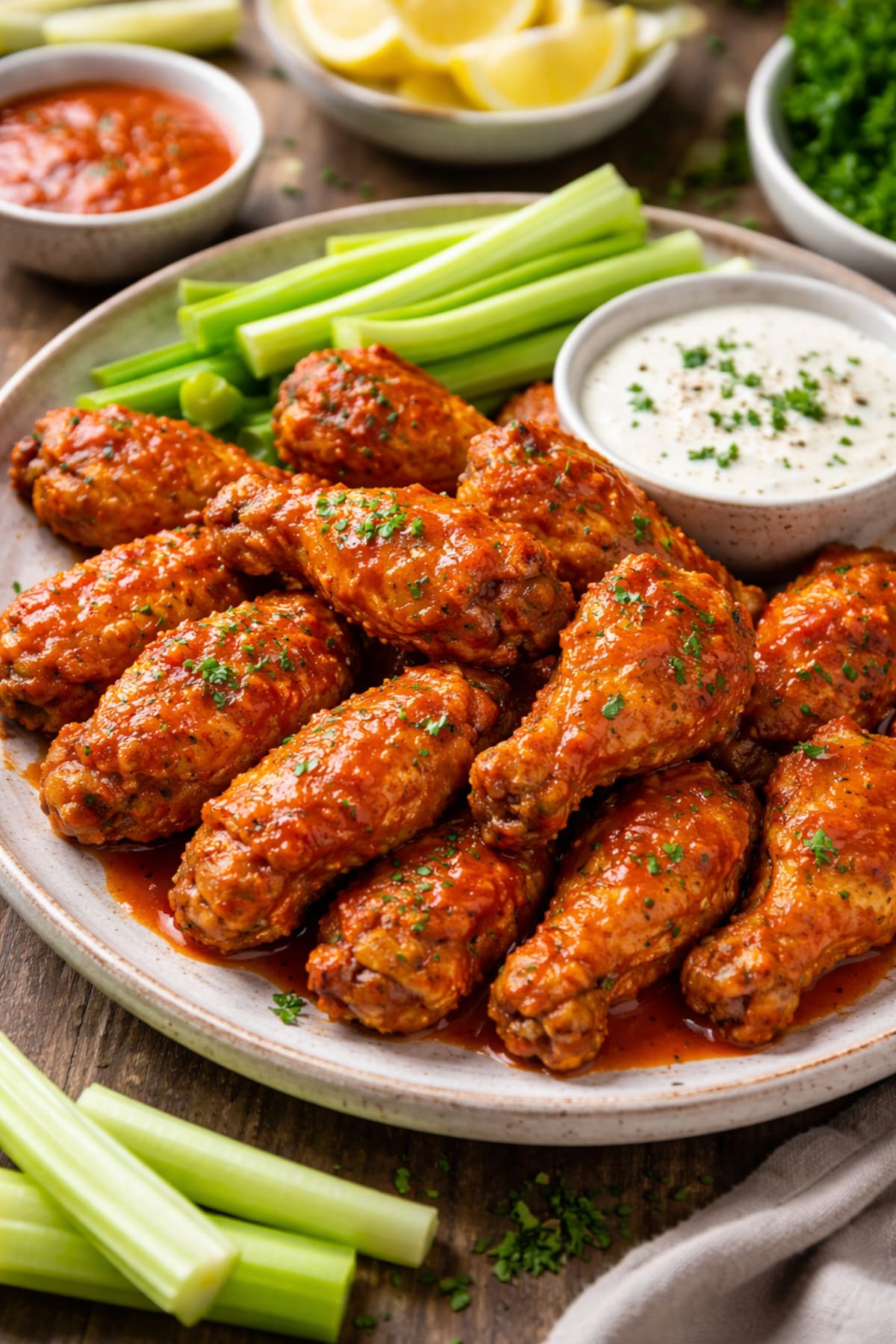 Alitas Buffalo Crujientes. (Foto: Generada por IA)