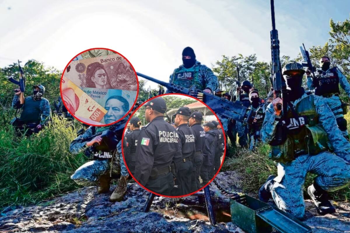 CJNG pagaba 16 mil pesos al mes a pistoleros mientras alrededor de 134 mil policías en México reciben menos de 15 mil, según datos del Inegi cruzados con registros criminales
