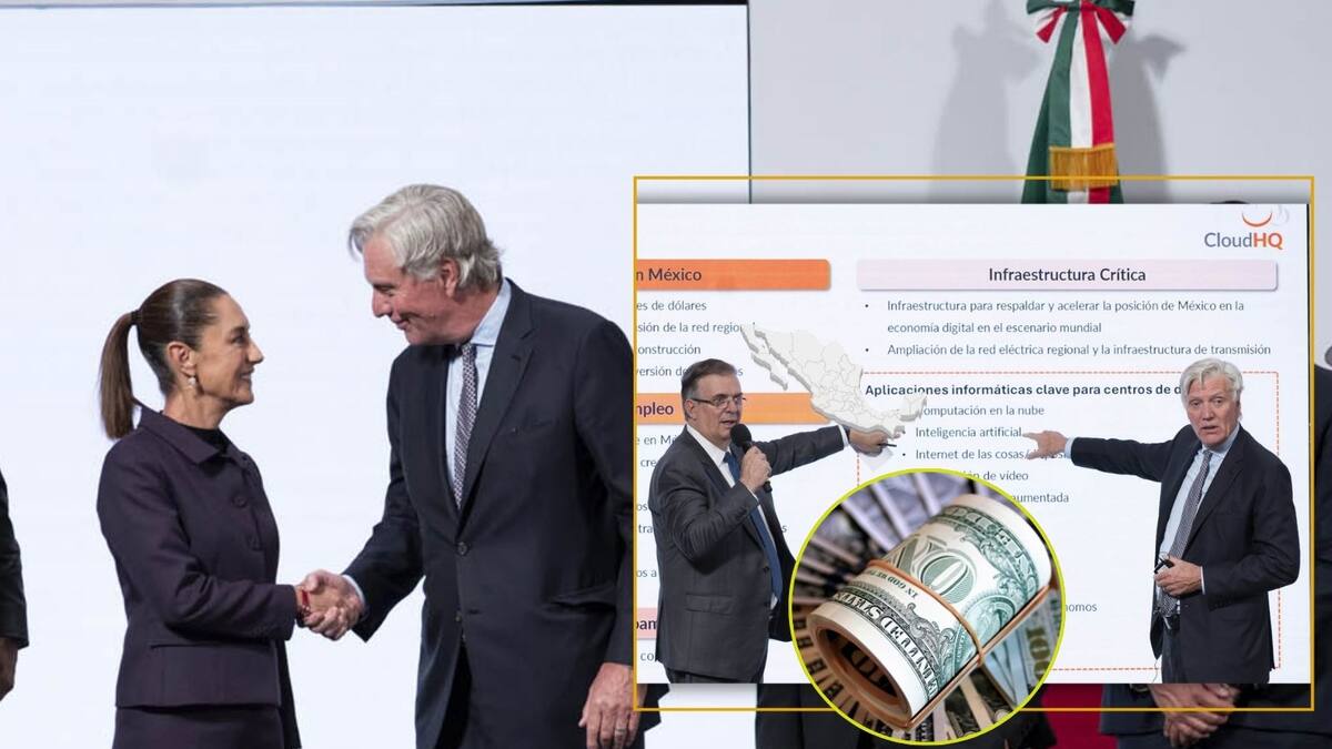 ¿Campus de Inteligencia Artificial en México? La empresa CloudHQ anuncia inversión de 4.8 billones de dólares en este estado y Ebrard lo confirma