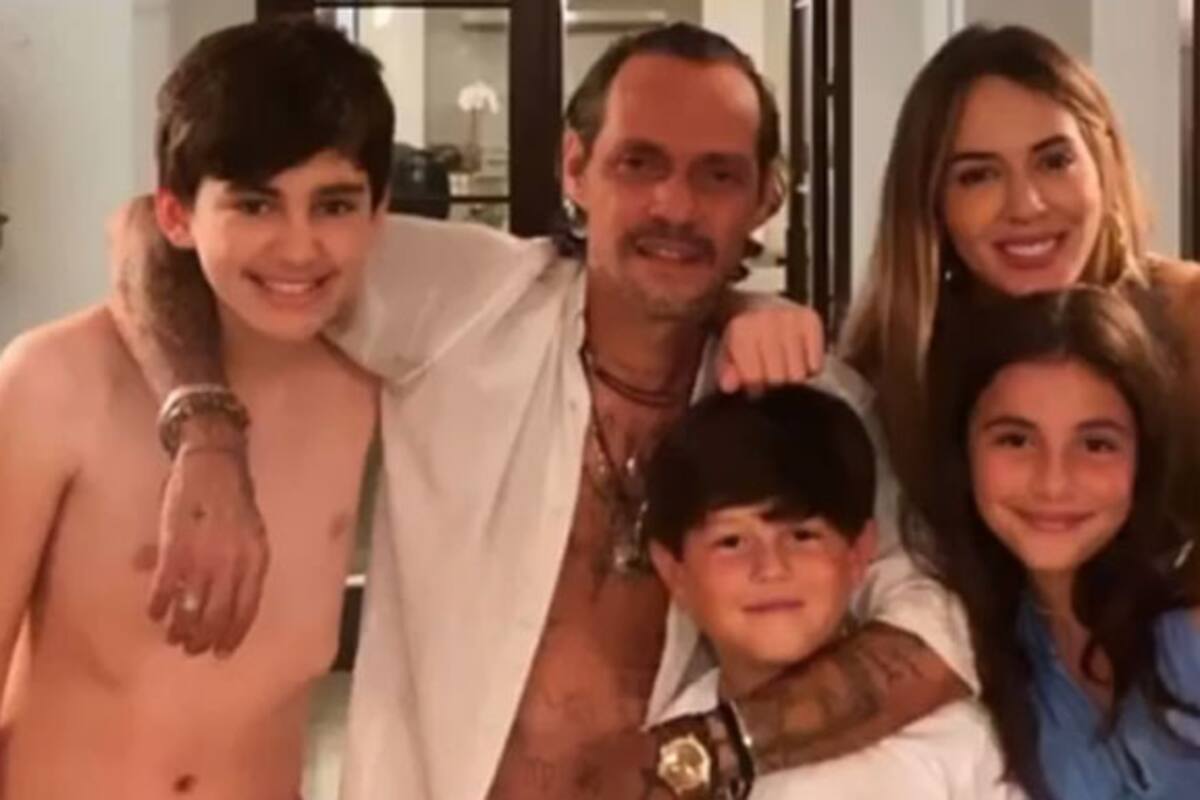 Reaparecen juntos Marc Anthony y Shannon de Lima en plena fiesta