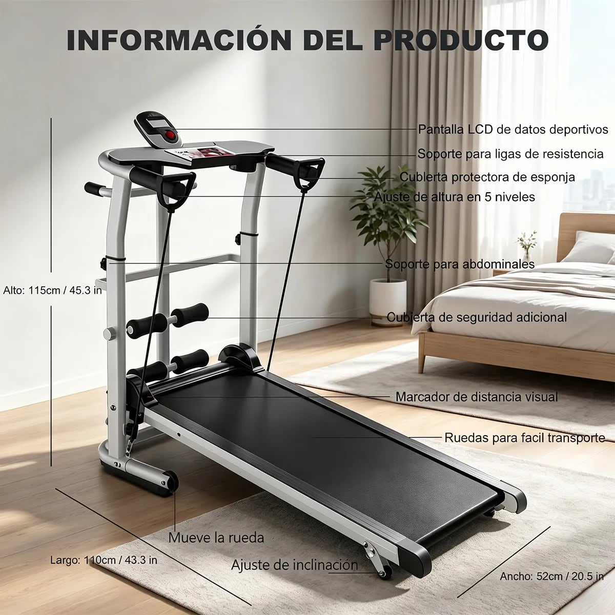 caminadora mecánica multifuncional | Mercado Libre