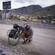 Un hombre dio la vuelta al mundo sin motores